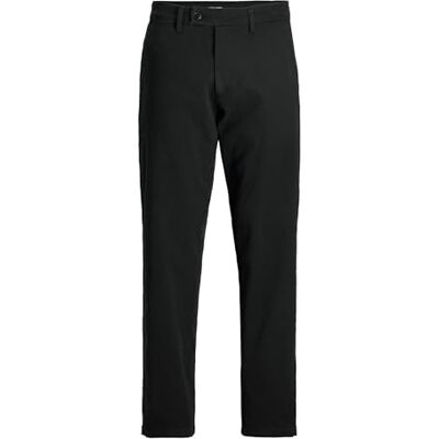 12286940-4876776 JACK & JONES Jpstkane Hank Chino Bf, czarny, 28W / 30L 12286940-4876776 JACK & JONES Jpstkane Hank Chino Bf, czarny, 28W / 30L