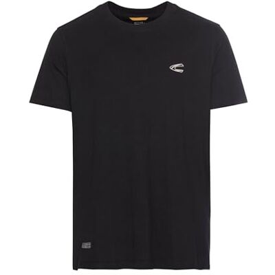 409700-4T27 camel active Męski T-shirt z nadrukiem ze zrównoważonej bawełny organicznej, Ciemnoniebieski., M 409700-4T27 camel active Męski T-shirt z nadrukiem ze zrównoważonej bawełny organicznej, Ciemnoniebieski., M