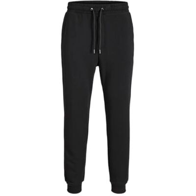 12249274 JACK & JONES Męskie spodnie do biegania Regular Fit, czarny, XS 12249274 JACK & JONES Męskie spodnie do biegania Regular Fit, czarny, XS