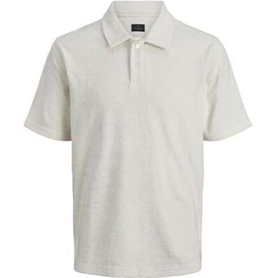 12280483-4793261 JACK & JONES Jprblaben SS męska koszulka polo Jnr, Cloud Dancer, 140 12280483-4793261 JACK & JONES Jprblaben SS męska koszulka polo Jnr, Cloud Dancer, 140
