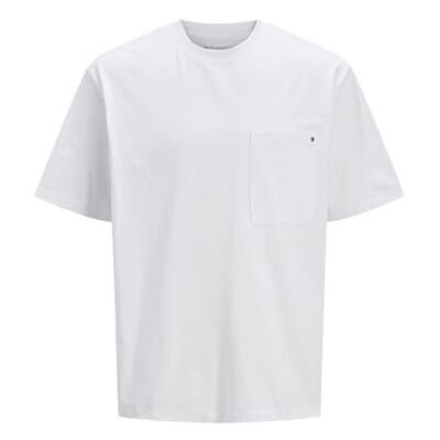 12273073-4702374 Jack & Jones Jcoconcrete Pocket Tee Ss Crew Neck, Bright White, M 12273073-4702374 Jack & Jones Jcoconcrete Pocket Tee Ss Crew Neck, Bright White, M