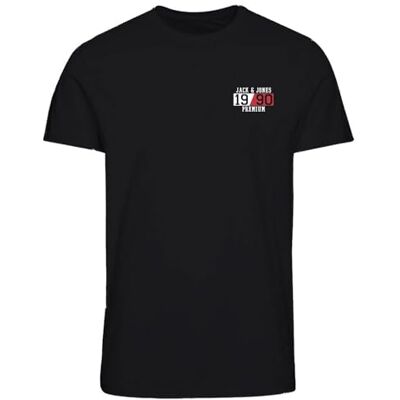 12264422 JACK & JONES T-shirt męski, czarny, L 12264422 JACK & JONES T-shirt męski, czarny, L