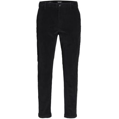 12242204 Bestseller A/S Jpstace Jjharvey Corduroy Chino Lc Sn spodnie chinosy męskie, czarny, 27W / 32L 12242204 Bestseller A/S Jpstace Jjharvey Corduroy Chino Lc Sn spodnie chinosy męskie, czarny, 27W / 32L