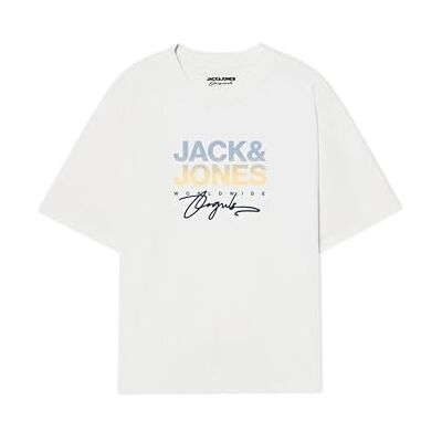 12281809-4812122 JACK & JONES Koszulka męska Jorcanggu SS Crew Neck FST, Bright White, M 12281809-4812122 JACK & JONES Koszulka męska Jorcanggu SS Crew Neck FST, Bright White, M