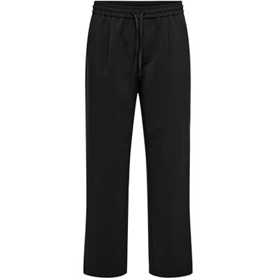 22033466-4729807 Onswill 0292 luźne spodnie stringi Noos, Jet Black, XS 22033466-4729807 Onswill 0292 luźne spodnie stringi Noos, Jet Black, XS