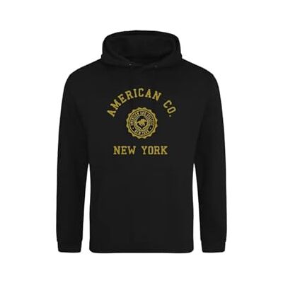 ACSCW4 BLACK L AMERICAN COLLEGE USA Bluza sweter z nadrukiem ciepłe ubrania mieszane mężczyźni i kobiety na co dzień model ACSCW4 czarny L, czarny, L ACSCW4 BLACK L AMERICAN COLLEGE USA Bluza sweter z nadrukiem ciepłe ubrania mieszane mężczyźni i kobiety na co dzień model ACSCW4 czarny L, czarny, L