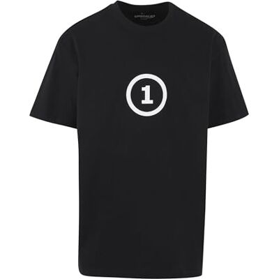 MT3443 Mister Tee Męski T-shirt bez kołnierza, czarny, L, czarny, L MT3443 Mister Tee Męski T-shirt bez kołnierza, czarny, L, czarny, L