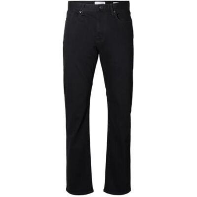 16087102 Selected Spodnie Męskie Dżinsy, Czarny denim, 29W / 32L 16087102 Selected Spodnie Męskie Dżinsy, Czarny denim, 29W / 32L