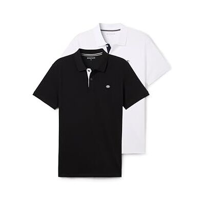 1044879 TOM TAILOR Męska koszulka polo, 20000 – biały, XXL 1044879 TOM TAILOR Męska koszulka polo, 20000 – biały, XXL