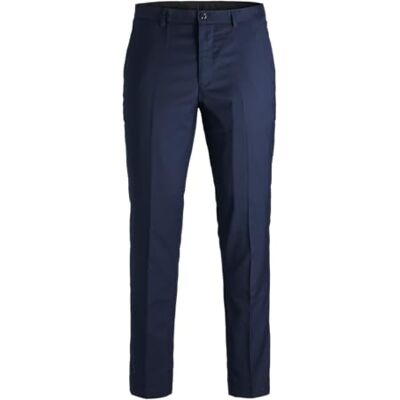 12199893 JACK & JONES Męskie spodnie garniturowe Jprfranco Trouser Noos, granatowy, 48 12199893 JACK & JONES Męskie spodnie garniturowe Jprfranco Trouser Noos, granatowy, 48