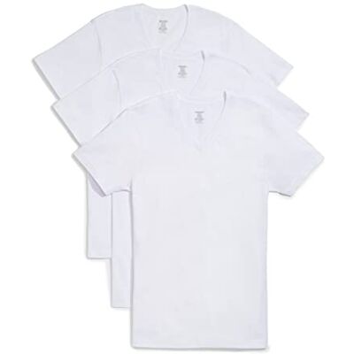 020331-101NL-XL 2(x) ist Męski Essential Cotton V-neck T-shirt 3-pak podkoszulek (2 sztuki) 020331-101NL-XL 2(x) ist Męski Essential Cotton V-neck T-shirt 3-pak podkoszulek (2 sztuki)