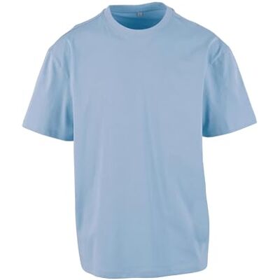 BY308 Build Your Brand Męski T-shirt 100% bawełna niebieski pudrowy XL, Powderblue, XL BY308 Build Your Brand Męski T-shirt 100% bawełna niebieski pudrowy XL, Powderblue, XL