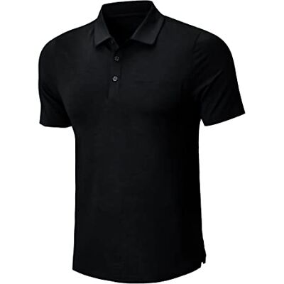 P13-Black-M MEETWEE Polo Shirt Mężczyźni Golf Krótki Rękaw T Shirt Mężczyźni, Ochrona UV Koszula Tenisowa Krótki Rękaw Z Kieszenią Piersiową Szybko schnący Oddychający Sport Outdoor P13-Black-M MEETWEE Polo Shirt Mężczyźni Golf Krótki Rękaw T Shirt Mężczyźni, Ochrona UV Koszula Tenisowa Krótki Rękaw Z Kieszenią Piersiową Szybko schnący Oddychający Sport Outdoor