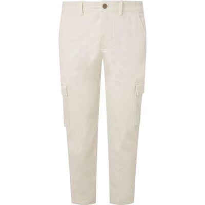 PM211641 Pepe Jeans Męskie spodnie cargo slim, Beżowy (kredowy biały), 31W PM211641 Pepe Jeans Męskie spodnie cargo slim, Beżowy (kredowy biały), 31W