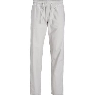 12248606 Jpstkane Jjsummer Linen Blend Jogger Sn, Crockery/Szczegóły: melanż, XS 12248606 Jpstkane Jjsummer Linen Blend Jogger Sn, Crockery/Szczegóły: melanż, XS