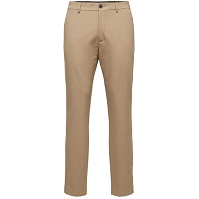 16085270 SELETED HOMME Męskie spodnie garniturowe, Brownie/Szczegóły: struktura, 36W / 32L 16085270 SELETED HOMME Męskie spodnie garniturowe, Brownie/Szczegóły: struktura, 36W / 32L