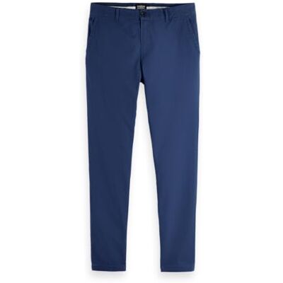 181196 Scotch & Soda Mott Chino Slim Fit, Insignia Blue 411, 28W / 32L 181196 Scotch & Soda Mott Chino Slim Fit, Insignia Blue 411, 28W / 32L