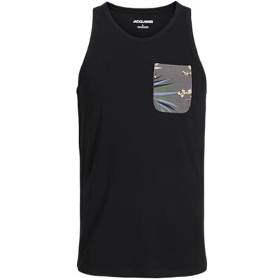12269321-4649949 Jjhawaii Pocket Tank Top SL, czarny, S 12269321-4649949 Jjhawaii Pocket Tank Top SL, czarny, S