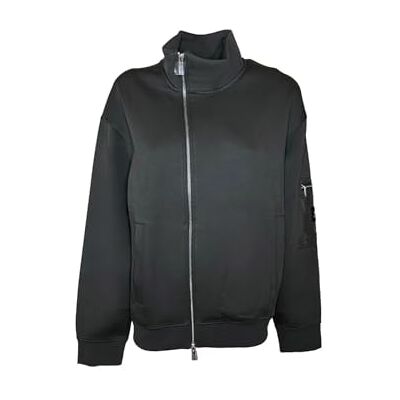 XM000085 Armani Exchange Męska bluza Black Edition, Sleeve Pocket, Silicon Logo Patch Bluza, czarny/oliwkowy (Black Olive), M XM000085 Armani Exchange Męska bluza Black Edition, Sleeve Pocket, Silicon Logo Patch Bluza, czarny/oliwkowy (Black Olive), M