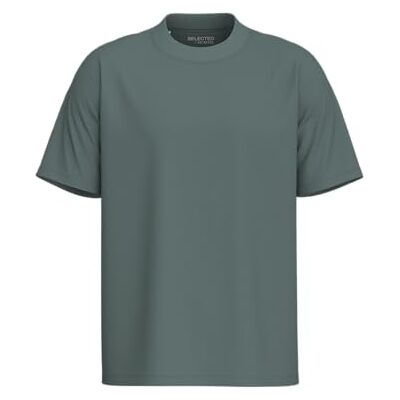 16077385-4916395 SELECTED MEN Slhcolman SS O-Neck Tee Noos, Balsam Green, S 16077385-4916395 SELECTED MEN Slhcolman SS O-Neck Tee Noos, Balsam Green, S