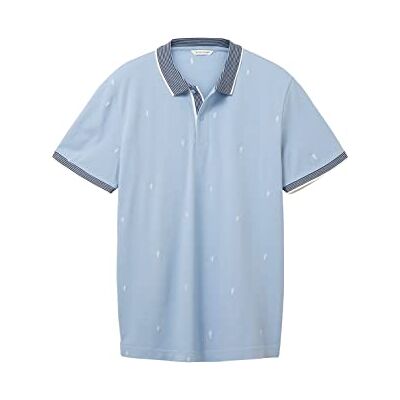 1036439 TOM TAILOR Męska koszulka polo , 31968-Blue Tonal Scattered Design, XXL, 31968 – niebieski odcień scattered Design, XXL 1036439 TOM TAILOR Męska koszulka polo , 31968-Blue Tonal Scattered Design, XXL, 31968 – niebieski odcień scattered Design, XXL