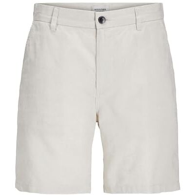 12248627-4768684 JACK & JONES Jpstace Summer Short SRT Sn męskie, szary (Feather Gray), XS 12248627-4768684 JACK & JONES Jpstace Summer Short SRT Sn męskie, szary (Feather Gray), XS