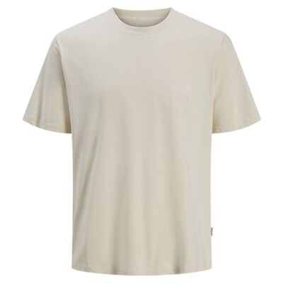 12276919-4754642 JACK & JONES Koszulka męska Joralmeria Stamp Tee SS Crew Neck, Antique White, XS 12276919-4754642 JACK & JONES Koszulka męska Joralmeria Stamp Tee SS Crew Neck, Antique White, XS