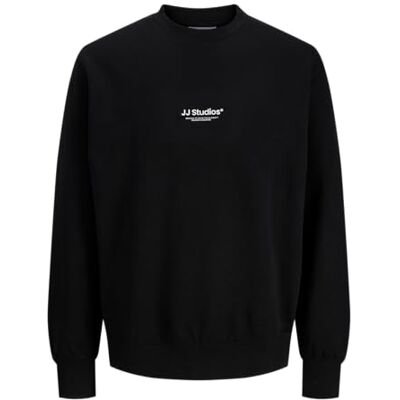 12278791-4774240 JACK & JONES Jjesoho Sweat Crew Neck Noos, czarny, XL 12278791-4774240 JACK & JONES Jjesoho Sweat Crew Neck Noos, czarny, XL