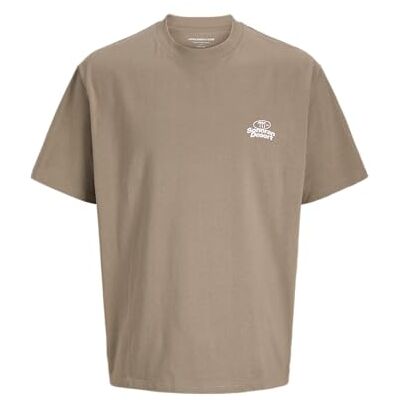 12276761-4751553 JACK & JONES Męska koszulka Jcoretreat Typographic Tee SS Crew Neck, Desert Taupe, M 12276761-4751553 JACK & JONES Męska koszulka Jcoretreat Typographic Tee SS Crew Neck, Desert Taupe, M