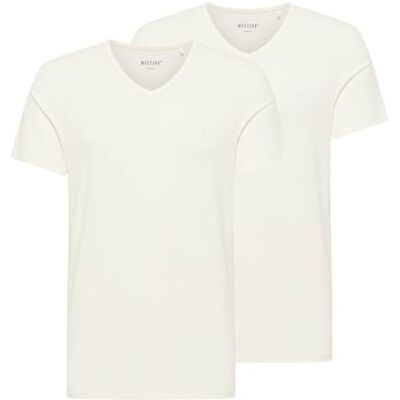 1014664-2045 MUSTANG Amado T-shirt męski, 2 sztuki, krój Regular Fit, S-3XL, biały, czarny, rozciągliwy, General White 2045, M 1014664-2045 MUSTANG Amado T-shirt męski, 2 sztuki, krój Regular Fit, S-3XL, biały, czarny, rozciągliwy, General White 2045, M