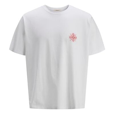 12276829-4753237 JACK & JONES Koszulka męska Jorbellagio Back Tee SS Crew Neck, Bright White, XL 12276829-4753237 JACK & JONES Koszulka męska Jorbellagio Back Tee SS Crew Neck, Bright White, XL