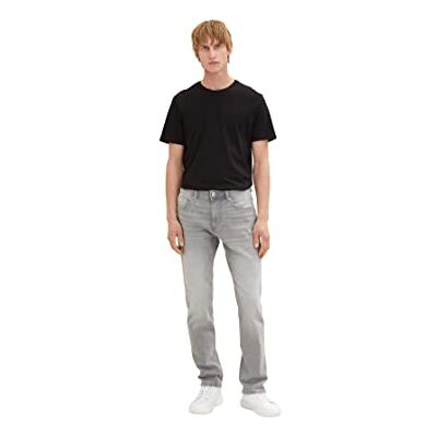 FSF-GRE-257 TOM TAILOR Męskie Josh Regular Slim Jeans 1035651, 10218 Used Light Stone Grey Denim, 30W / 30L FSF-GRE-257 TOM TAILOR Męskie Josh Regular Slim Jeans 1035651, 10218 Used Light Stone Grey Denim, 30W / 30L