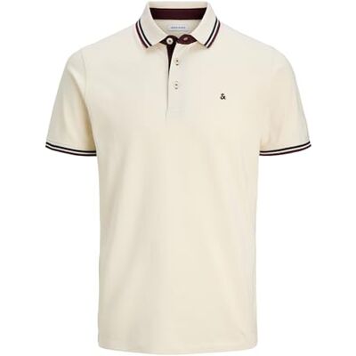 12136668-4905753 JACK & JONES Jjepaulos Polo Ss Noos, Antique White, XS 12136668-4905753 JACK & JONES Jjepaulos Polo Ss Noos, Antique White, XS