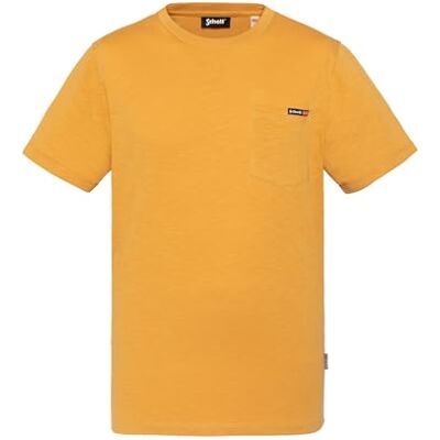TSKEA1 Schott NYC Męska koszulka, Żółty, XXL TSKEA1 Schott NYC Męska koszulka, Żółty, XXL