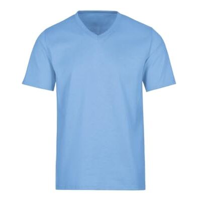 637203 Trigema Męski t-shirt bawełniany V Deluxe, horyzont., M 637203 Trigema Męski t-shirt bawełniany V Deluxe, horyzont., M