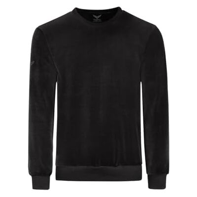 654501-008 Trigema Sweter męski, Czarny (Schwarz 008), 3XL 654501-008 Trigema Sweter męski, Czarny (Schwarz 008), 3XL
