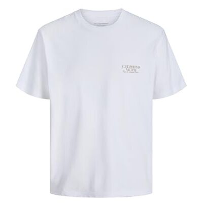 12276825-4753184 JACK & JONES Jorhydra Photo Tee Ss Crew Neck męska koszulka, Bright White, M 12276825-4753184 JACK & JONES Jorhydra Photo Tee Ss Crew Neck męska koszulka, Bright White, M