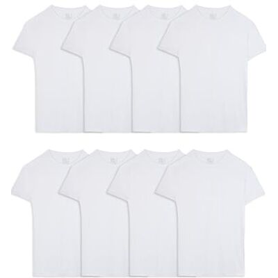 8P28LW-100-L FRUIT OF THE LOOM Męska aktywna mieszanka bawełny lekkie t-shirty bielizna 8P28LW-100-L FRUIT OF THE LOOM Męska aktywna mieszanka bawełny lekkie t-shirty bielizna