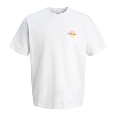 12276948-4754939 JACK & JONES Męska koszulka Jcocalma Front Print Tee SS Crew Neck, Bright White, S 12276948-4754939 JACK & JONES Męska koszulka Jcocalma Front Print Tee SS Crew Neck, Bright White, S