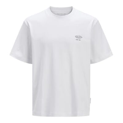 12273284-4704776 Jack & Jones Jcoconcrete Globe Tee SS Crew Neck, Bright White, M 12273284-4704776 Jack & Jones Jcoconcrete Globe Tee SS Crew Neck, Bright White, M