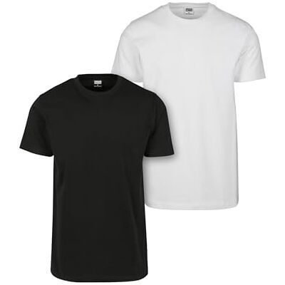TB2684 Urban Classics Basic Tee 2-pak Koszulka Mężczyźni, czarny/biały, 3XL TB2684 Urban Classics Basic Tee 2-pak Koszulka Mężczyźni, czarny/biały, 3XL