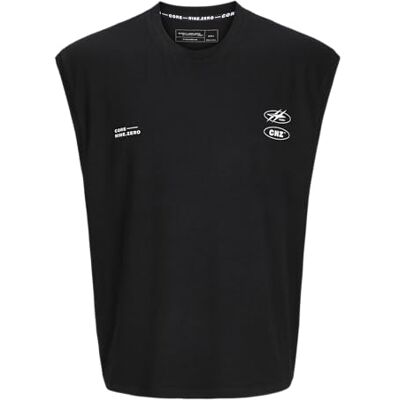 12268915-4715772 JACK & JONES Jcocnz Berlin Tank Top męski, czarny, XS 12268915-4715772 JACK & JONES Jcocnz Berlin Tank Top męski, czarny, XS