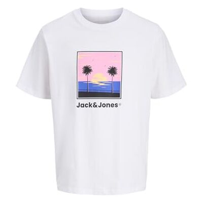 12288351-4894939 JACK & JONES Jjperry Tee SS Crew Neck, Bright White, L 12288351-4894939 JACK & JONES Jjperry Tee SS Crew Neck, Bright White, L