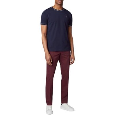 HM212487 Hackett London Męskie spodnie C Chino Kensington, Czerwony (Dusty Red), 40W / 30L HM212487 Hackett London Męskie spodnie C Chino Kensington, Czerwony (Dusty Red), 40W / 30L