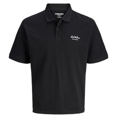 12288877-4902042 JACK & JONES Jjearchive Graphic Polo Ss Sn, czarny, S 12288877-4902042 JACK & JONES Jjearchive Graphic Polo Ss Sn, czarny, S
