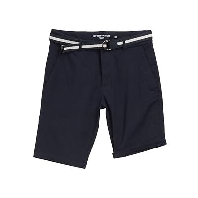 1048226 TOM TAILOR Męskie szorty bermudy, 29298 Navy Black Dobby, 38 1048226 TOM TAILOR Męskie szorty bermudy, 29298 Navy Black Dobby, 38