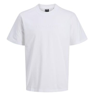 12273070-4702331 Jack & Jones Jcorecharge Mold Tee SS Crew Neck, Bright White, L 12273070-4702331 Jack & Jones Jcorecharge Mold Tee SS Crew Neck, Bright White, L