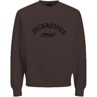 12286775-4875292 JACK & JONES Jorbleecker Branding Sweat Crew BF, głęboki mahoń, XL męski, Głęboki mahoń, XL 12286775-4875292 JACK & JONES Jorbleecker Branding Sweat Crew BF, głęboki mahoń, XL męski, Głęboki mahoń, XL