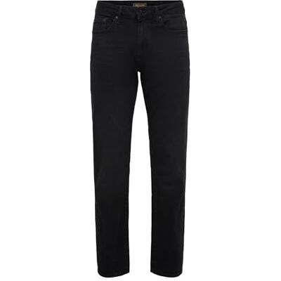 22036821-4912113 ONLY & SONS Onsweft Reg. Jax Black 6821 Tai DNM Noos, czarny denim, 31 W/32 L męski, czarny dżins, 31W / 32L 22036821-4912113 ONLY & SONS Onsweft Reg. Jax Black 6821 Tai DNM Noos, czarny denim, 31 W/32 L męski, czarny dżins, 31W / 32L
