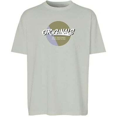 12277944-4766627 JACK & JONES Koszulka męska Jorvarenna Tee SS Crew Neck FST, Celadon Tint, M 12277944-4766627 JACK & JONES Koszulka męska Jorvarenna Tee SS Crew Neck FST, Celadon Tint, M